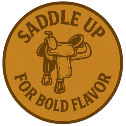 Saddle up for bold flavor icon